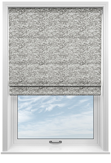 Cyrus Crushed Velvet, Shimmer - Roman Blind
